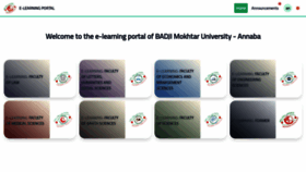 What Elearning.univ-annaba.dz website looked like in 2022 (1 year ago)