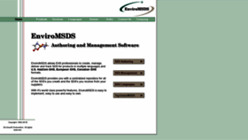 What Enviromsds.com website looked like in 2022 (1 year ago)