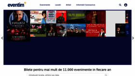 What Eventim.ro website looked like in 2022 (3 years ago)