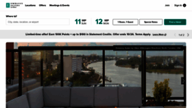 What Embassysuites.com website looked like in 2022 (1 year ago)