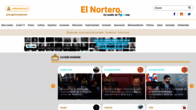 What Elnortero.cl website looked like in 2022 (3 years ago)