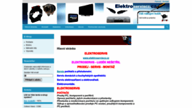 What Elektroserviscz.cz website looked like in 2022 (1 year ago)