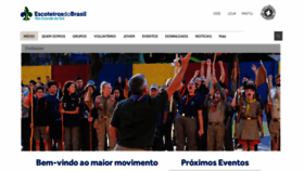 What Escoteirosrs.org.br website looked like in 2022 (1 year ago)