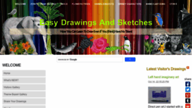 What Easy-drawings-and-sketches.com website looked like in 2022 (1 year ago)