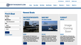 What Everythingboats.com website looked like in 2022 (1 year ago)