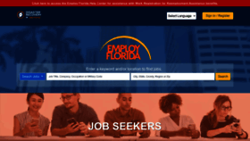 What Employflorida.com website looked like in 2022 (1 year ago)
