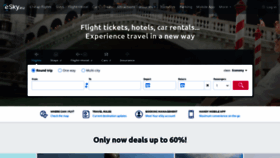 What Esky.eu website looked like in 2022 (2 years ago)