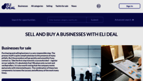 What Eli-deal.com website looked like in 2022 (1 year ago)