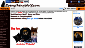 What Everythingwolf.com website looked like in 2022 (1 year ago)