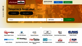 What Elemanonline.com.tr website looked like in 2022 (1 year ago)