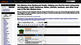 What Eatoutdesmoines.com website looked like in 2022 (1 year ago)
