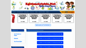 What Egitimciyizbiz.net website looked like in 2022 (1 year ago)