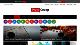What Evvelcevap.com website looked like in 2022 (1 year ago)