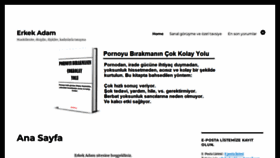 What Erkekadam.org website looked like in 2022 (1 year ago)