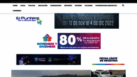 What Elpuntero.com.mx website looked like in 2022 (1 year ago)