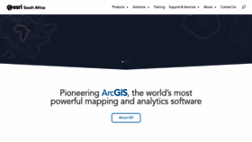 What Esri-southafrica.com website looked like in 2022 (1 year ago)