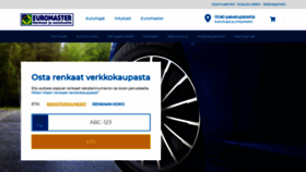 What Euromaster.fi website looked like in 2022 (1 year ago)