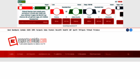 What Esporteemidia.com website looked like in 2022 (1 year ago)
