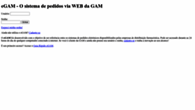 What Egam.com.br website looked like in 2022 (1 year ago)