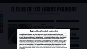 What Elclubdeloslibrosperdidos.org website looked like in 2022 (1 year ago)