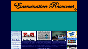 What Ecexams.co.za website looked like in 2022 (1 year ago)