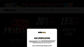What Ecigmafia.com website looked like in 2022 (1 year ago)