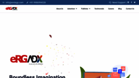 What Ergadx.com website looked like in 2022 (1 year ago)
