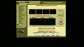 What Erzgebirgswetter.de website looked like in 2022 (1 year ago)