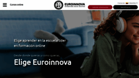 What Euroinnova.co website looked like in 2022 (1 year ago)