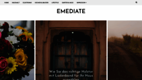 What Emediate.eu website looked like in 2022 (1 year ago)