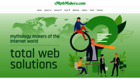 What Emythmakers.com website looked like in 2022 (1 year ago)