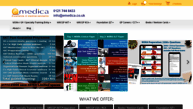 What Emedica.co.uk website looked like in 2022 (1 year ago)