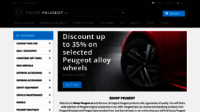 What Eshop-peugeot.cz website looked like in 2022 (1 year ago)