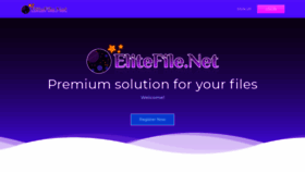 What Elitefile.net website looked like in 2022 (1 year ago)