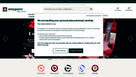 What Easypara.fr website looked like in 2022 (3 years ago)