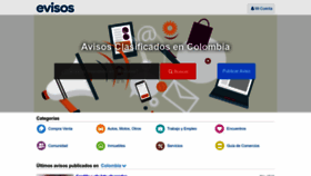 What Evisos.com.co website looked like in 2022 (2 years ago)