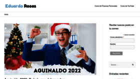 What Eduardorosas.mx website looked like in 2022 (1 year ago)
