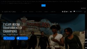 What Escaperoom.movie website looked like in 2022 (1 year ago)