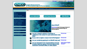 What Encepp.eu website looked like in 2022 (1 year ago)