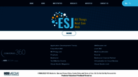 What Esj.com website looked like in 2022 (1 year ago)