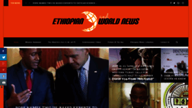 What Ethiopianandworldnews.com website looked like in 2022 (1 year ago)