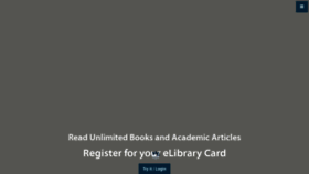 What Ebooklibrary.org website looked like in 2022 (1 year ago)
