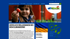 What Elbkinder-kitas.de website looked like in 2022 (1 year ago)
