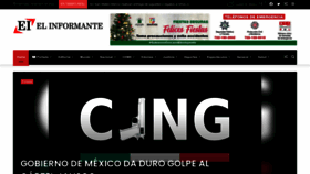 What Elinformante.mx website looked like in 2022 (1 year ago)