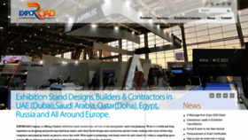 What Exhibitionstand.contractors website looked like in 2022 (1 year ago)