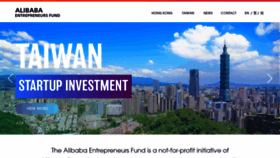 What Ent-fund.org website looked like in 2022 (1 year ago)