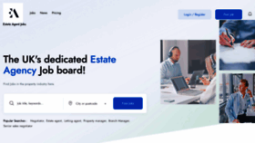 What Estateagentjobs.co.uk website looked like in 2022 (1 year ago)