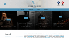 What Ecole-couture-parisienne.com website looked like in 2023 (1 year ago)