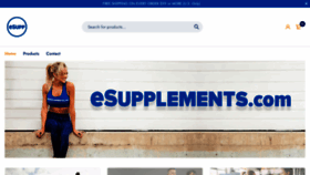 What Esupplements.com website looked like in 2023 (1 year ago)