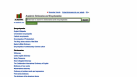 What En-academic.com website looked like in 2023 (1 year ago)